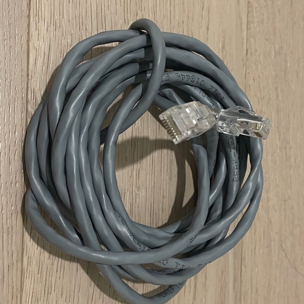Gray Ethernet Cable